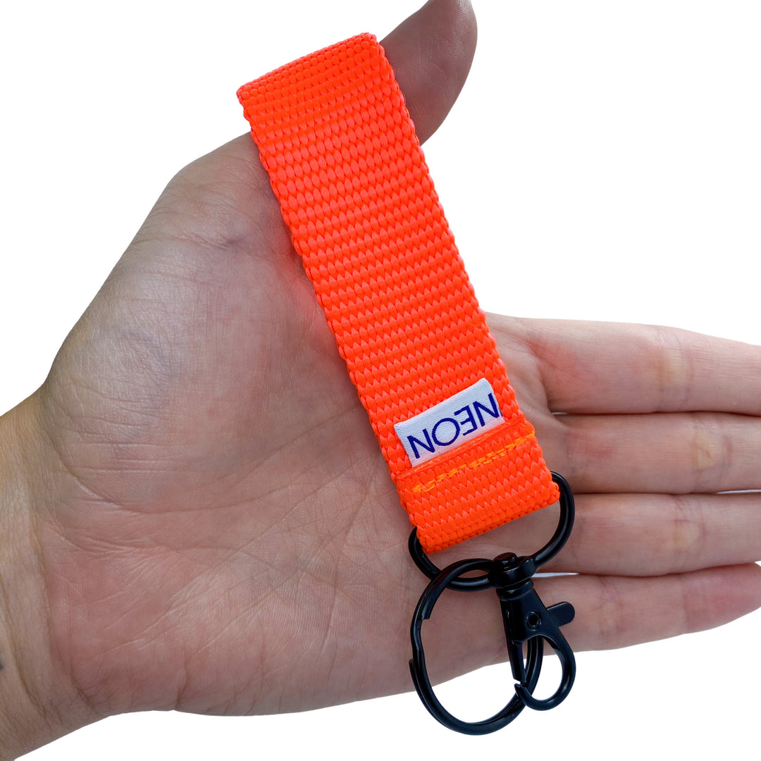 Clip-on Keychain | neon orange