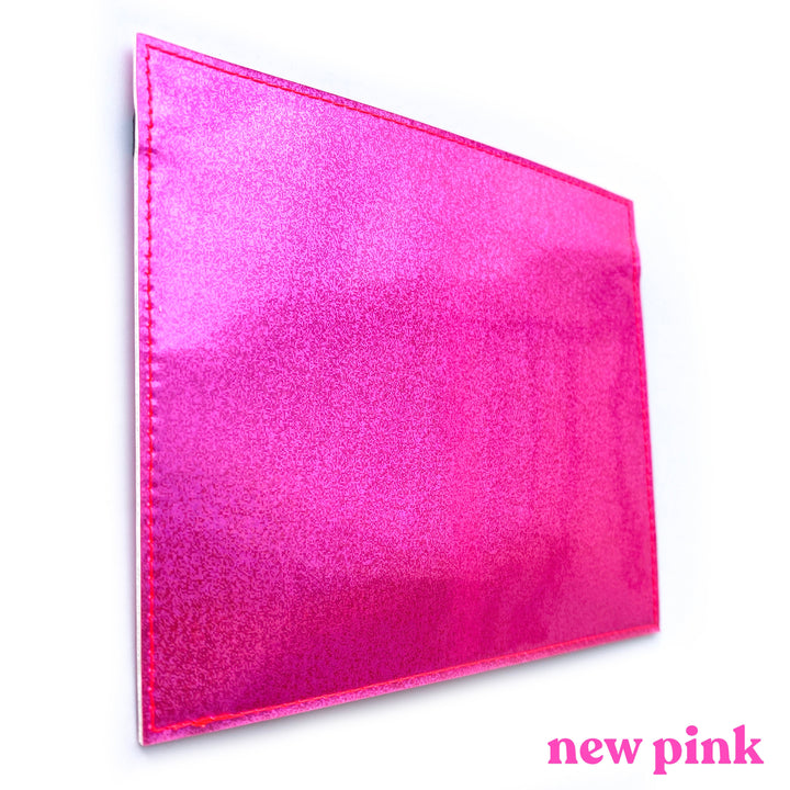 Document Card Holder | neon pink holographic