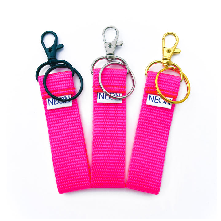 Clip-on Keychain | neon pink