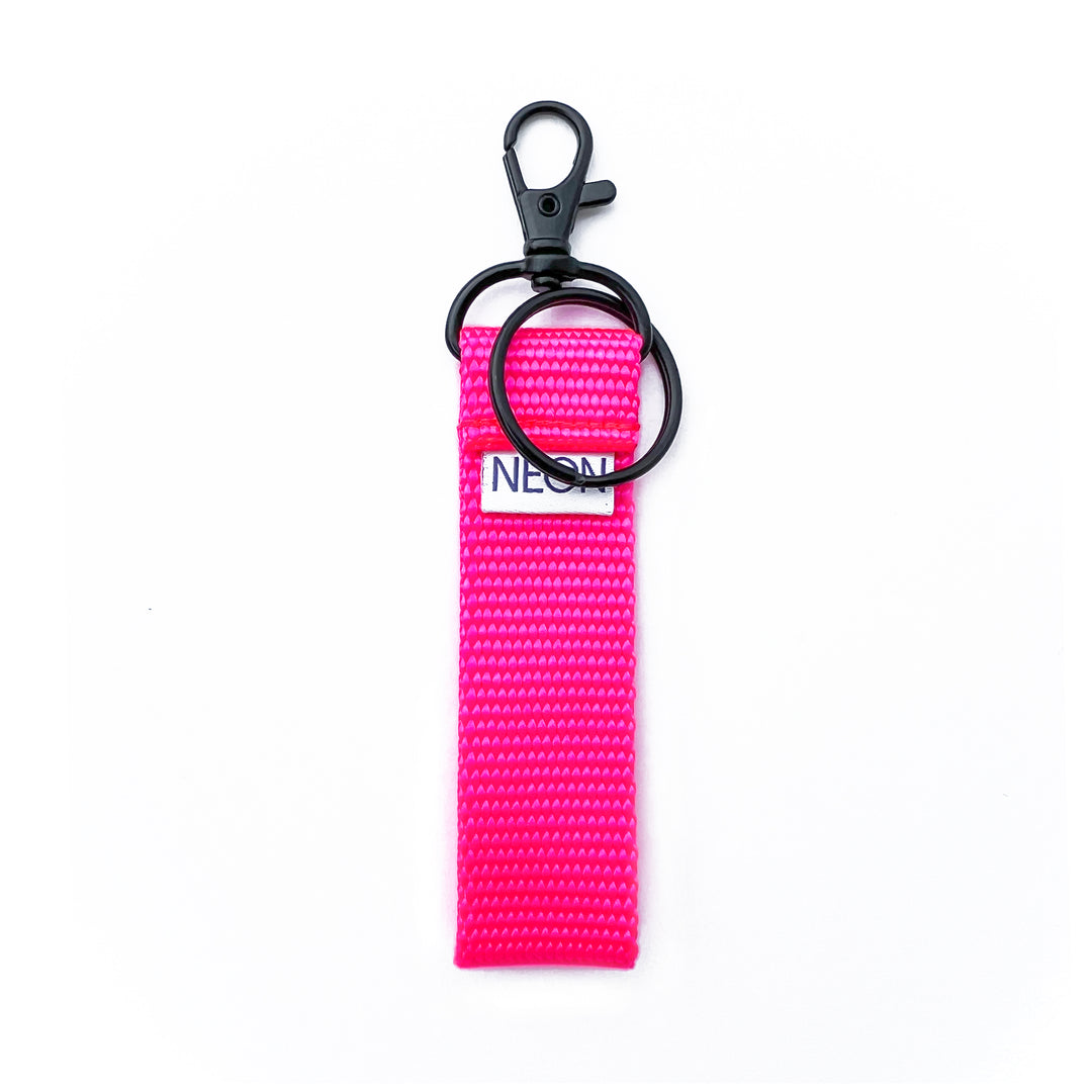 Clip-on Keychain | neon pink