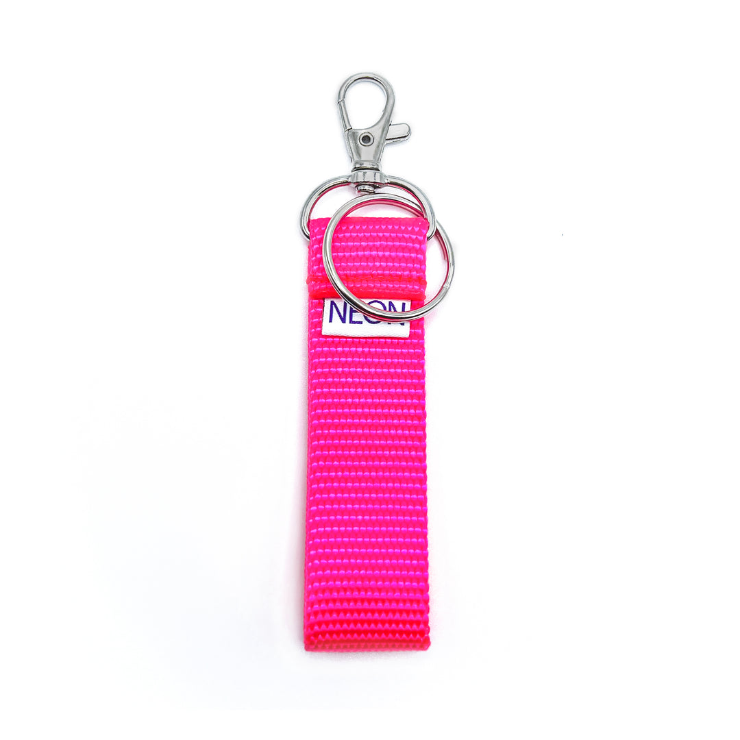 Clip-on Keychain | neon pink