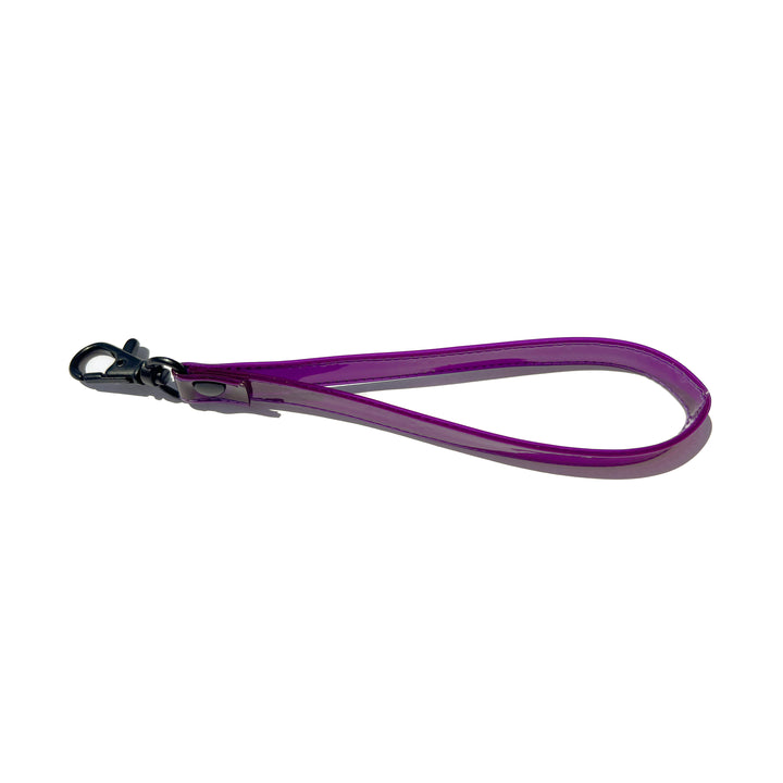Transparent Vinyl Wrist Strap | ultraviolet purple