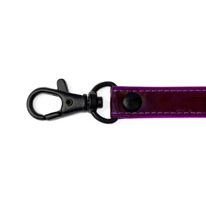 Transparent Vinyl Wrist Strap | ultraviolet purple