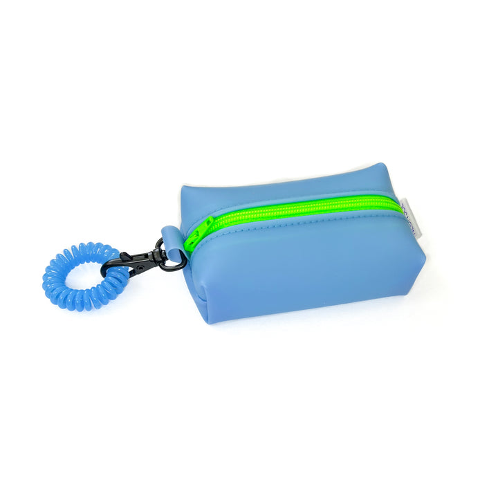 Petite Frosted Jelly Boxy Pouch | sky blue