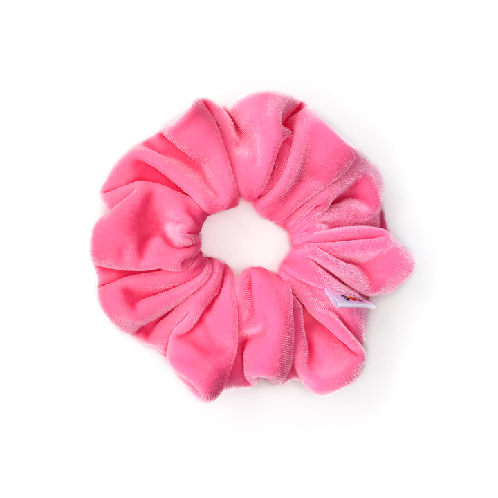 Luxe Velvet Scrunchie | flamingo