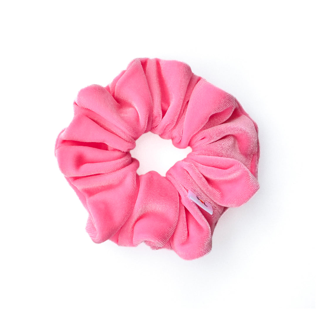 Luxe Velvet Scrunchie | flamingo