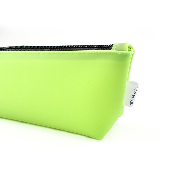 Frosted Jelly Pencil Case | key lime