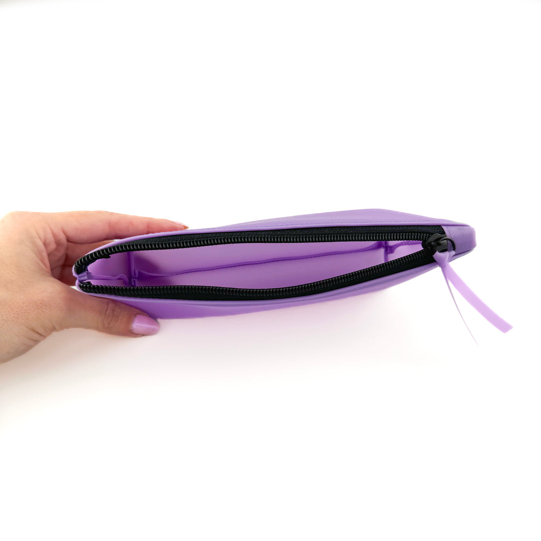 Frosted Jelly Pencil Case | lavender