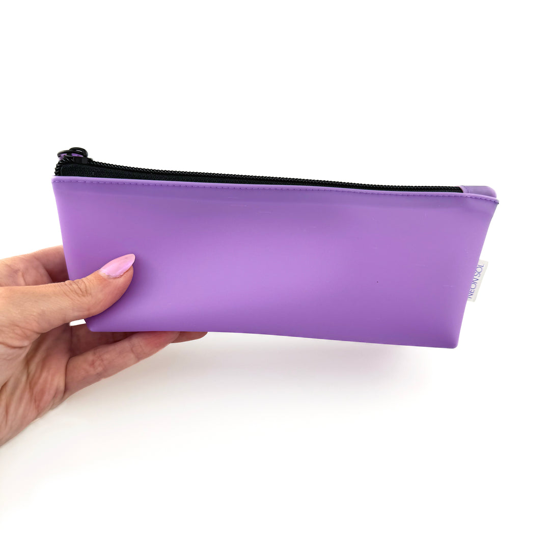 Frosted Jelly Pencil Case | lavender