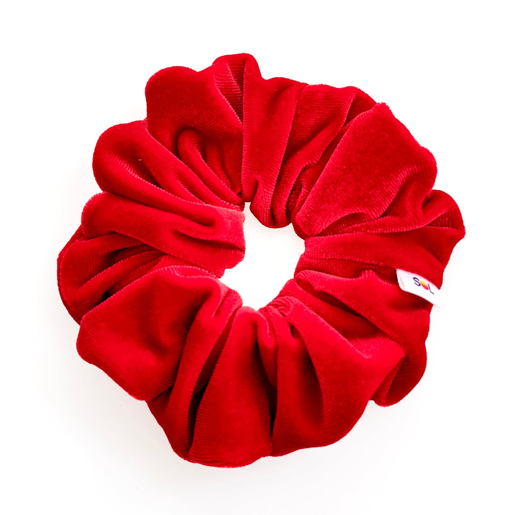 VELVET SCRUNCHIE RED VELVET SCRUNCHIE RED
