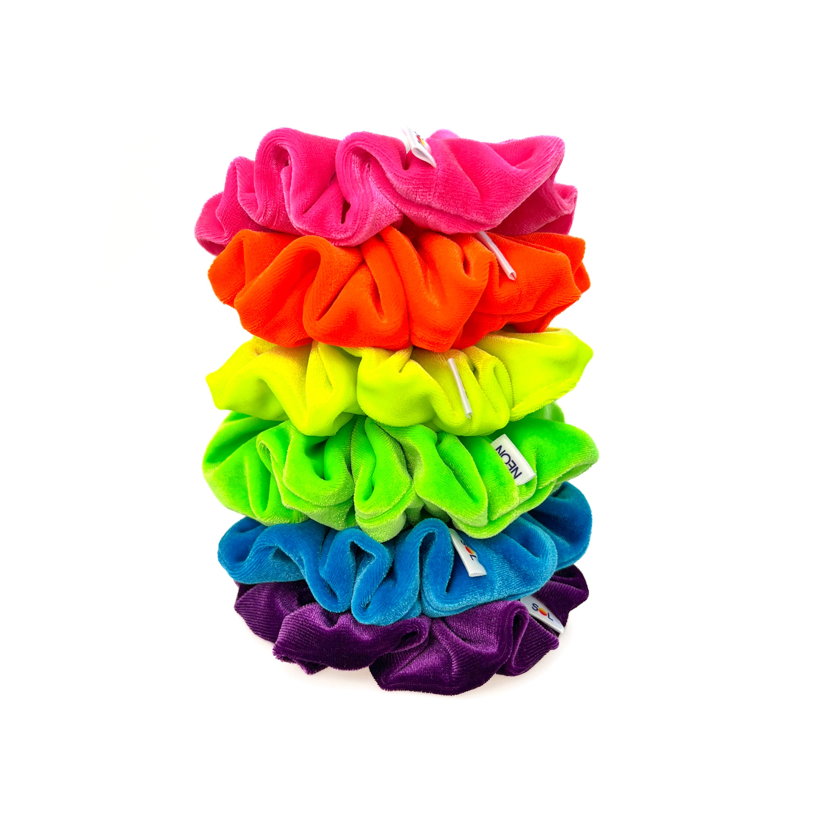 【新品未使用】Natural stone velour scrunchie oversized satin scrunchie – Moonstone Seven