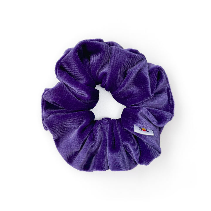 Luxe Velvet Scrunchie | passion flower