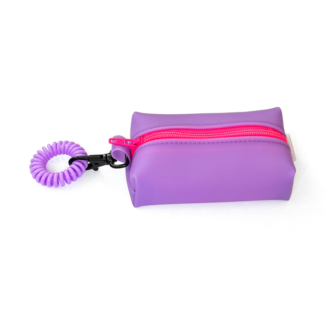 Petite Frosted Jelly Boxy Pouch | lavender