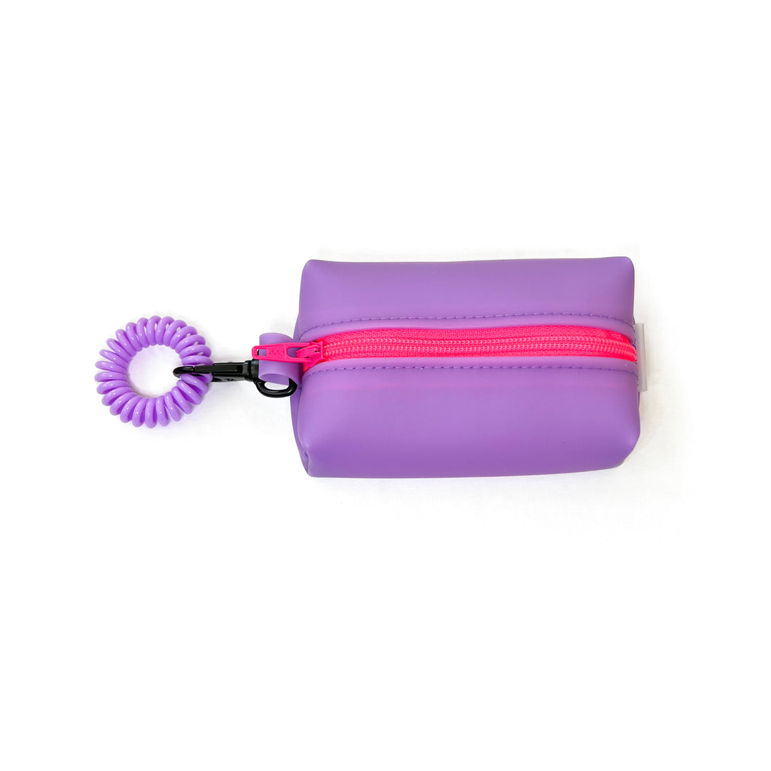 Petite Frosted Jelly Boxy Pouch | lavender