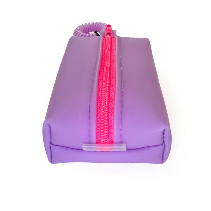 Petite Frosted Jelly Boxy Pouch | lavender