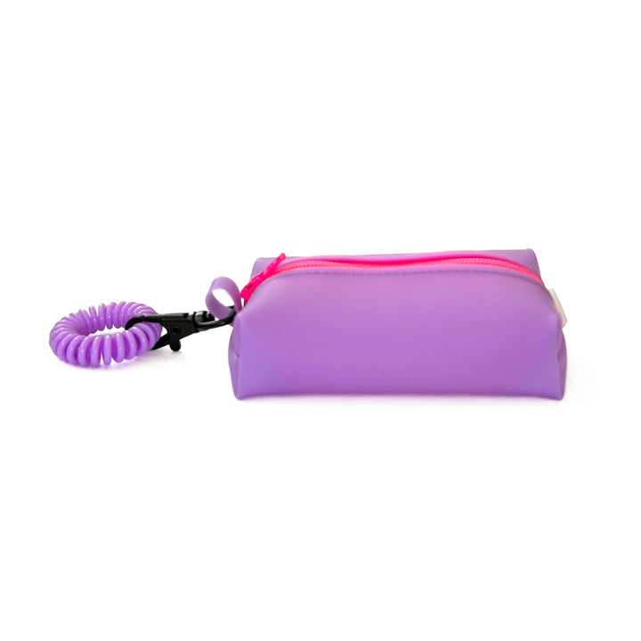 Petite Frosted Jelly Boxy Pouch | lavender