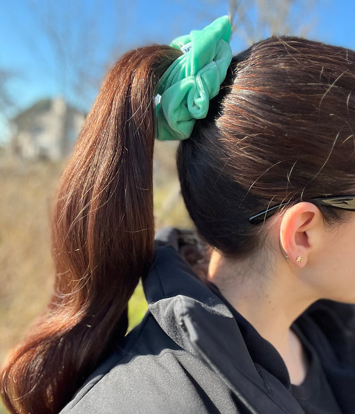 Luxe Velvet Scrunchie | seafoam