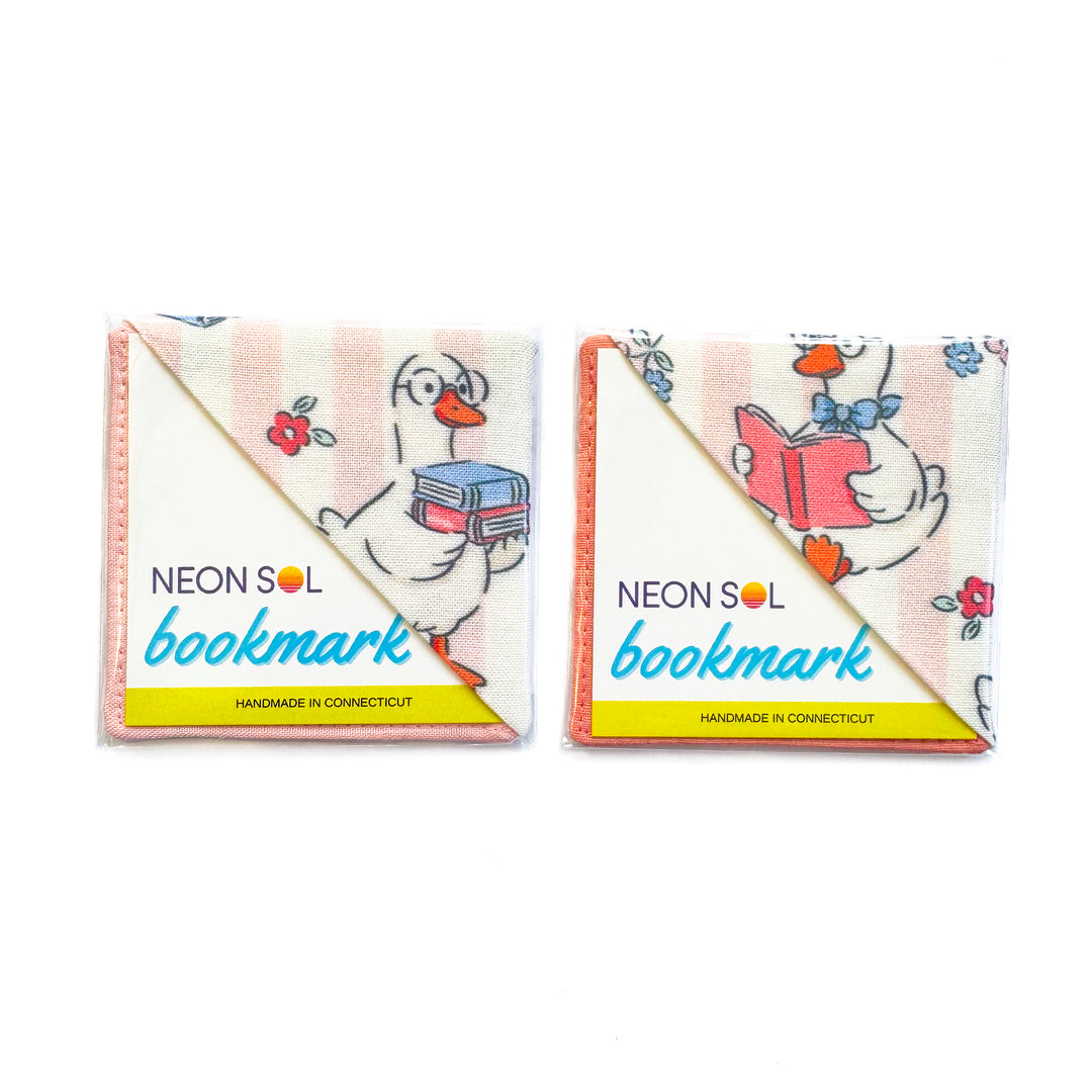 Corner Bookmark | this silly goose reads