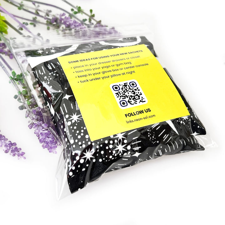 Lavender Sachets [set of 2] | celestial glow(-in-the-dark)