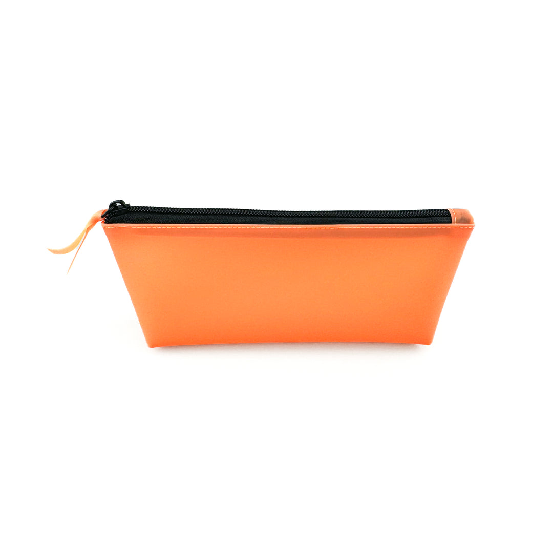 Frosted Jelly Pencil Case | tangerine