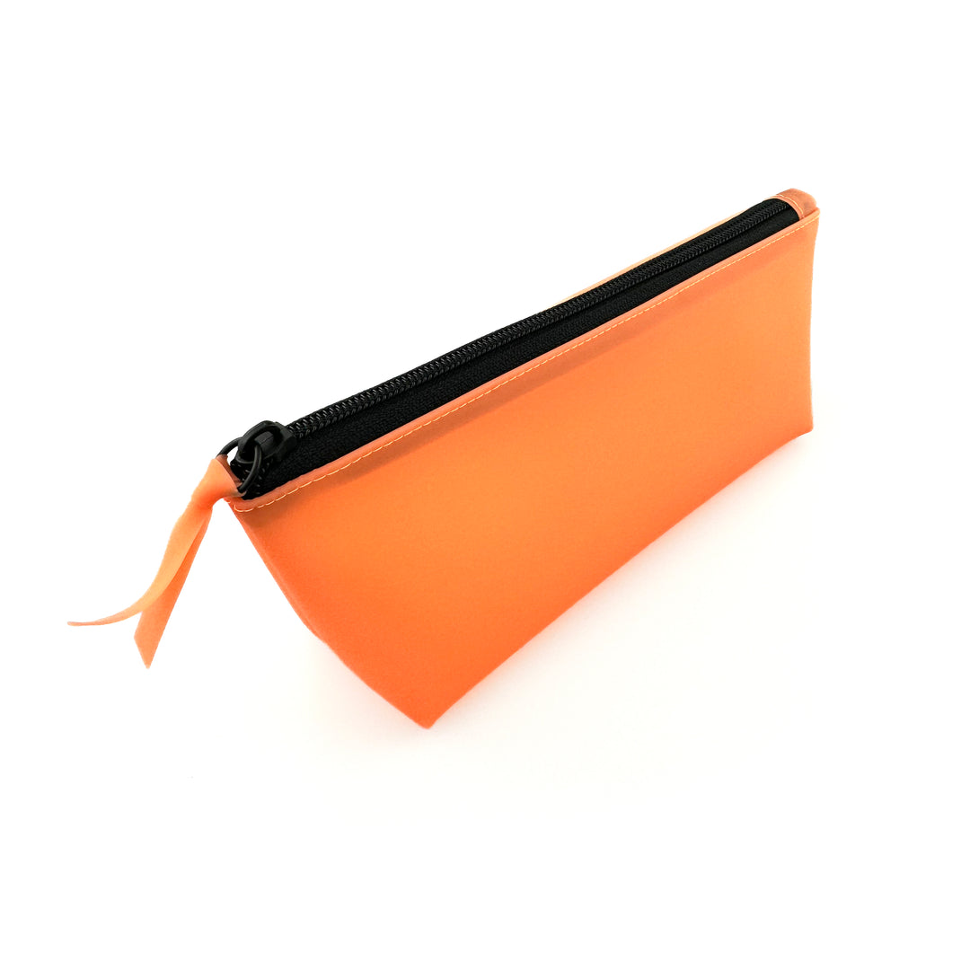 Frosted Jelly Pencil Case | tangerine