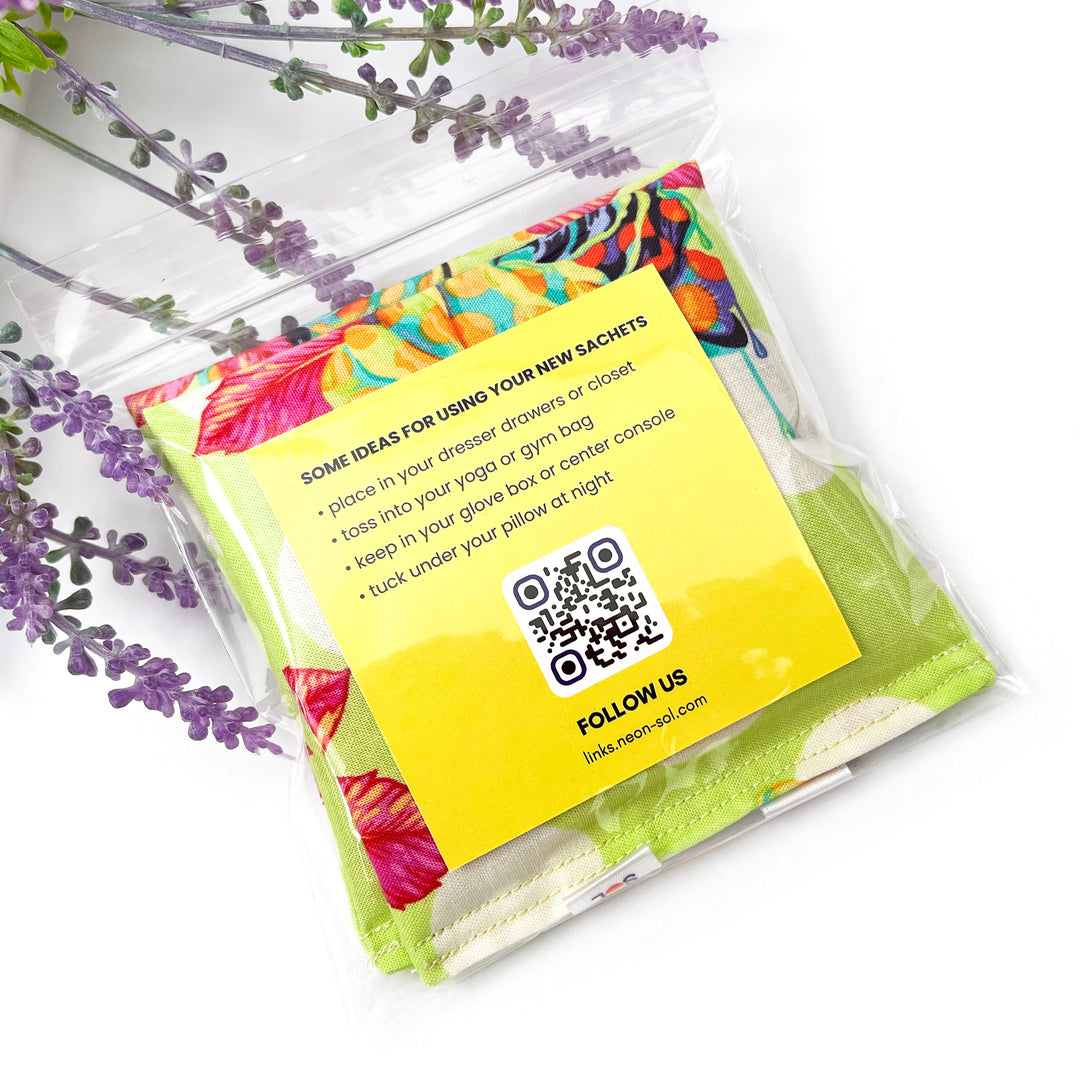 Lavender Sachets [set of 2] | technicolor roses