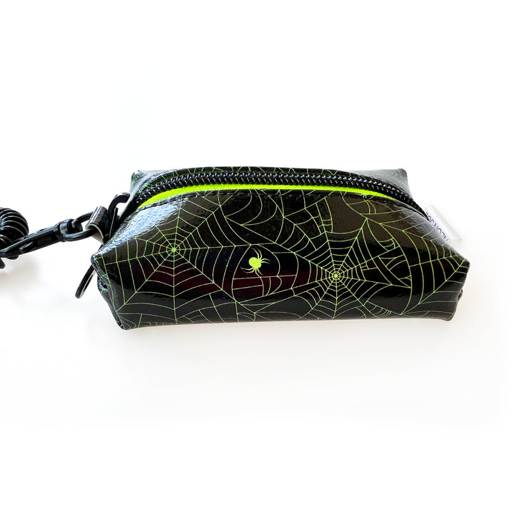 Petite Boxy Pouch | glow-in-the-dark webs