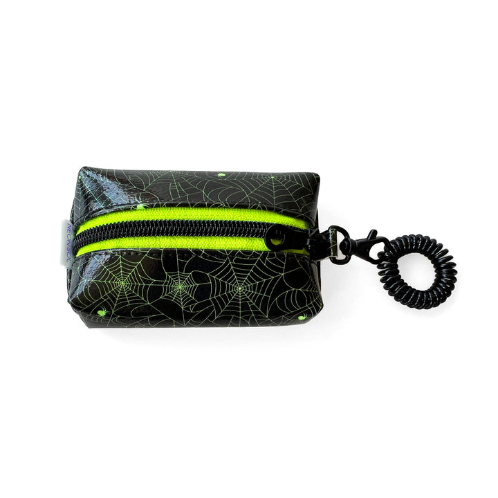 Petite Boxy Pouch | glow-in-the-dark webs