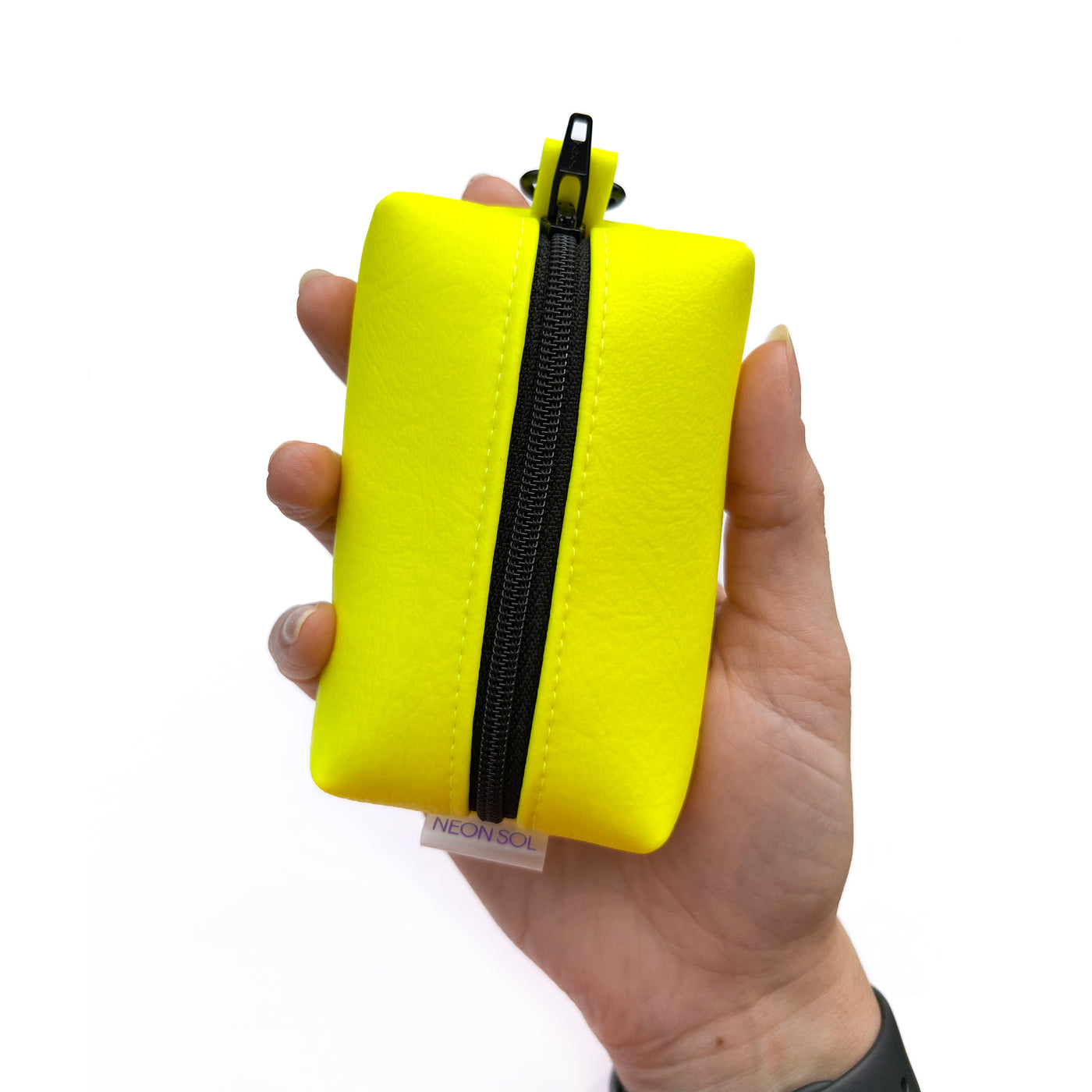 Petite Boxy Pouch | neon yellow