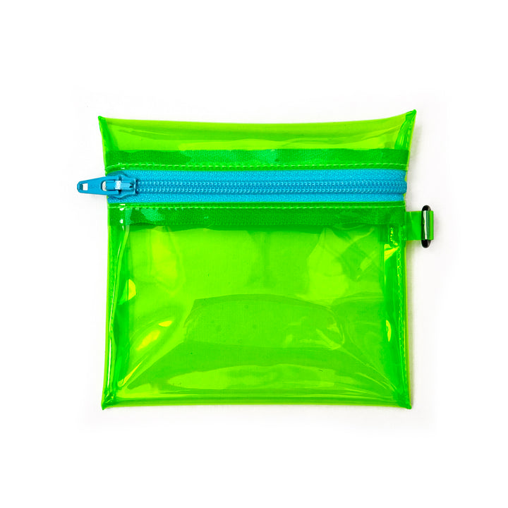 Transparent Coin Pouch | neon green