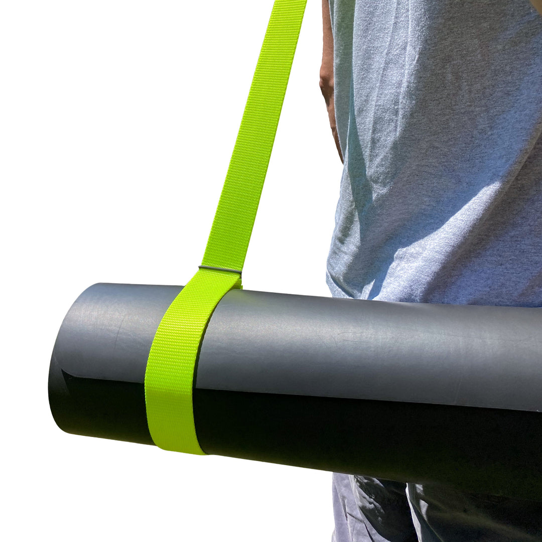 2-in-1 Yoga Strap | neon yellow