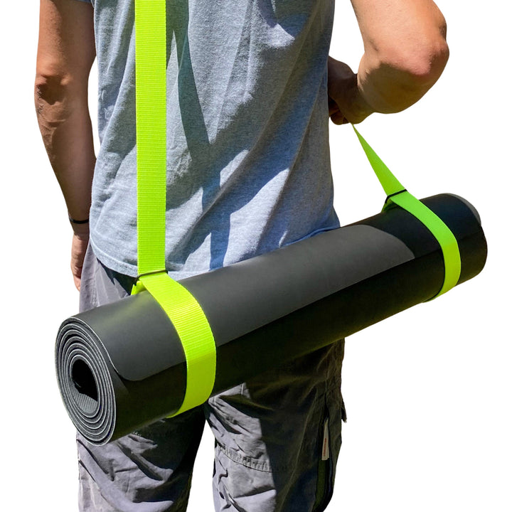 2-in-1 Yoga Strap | neon yellow