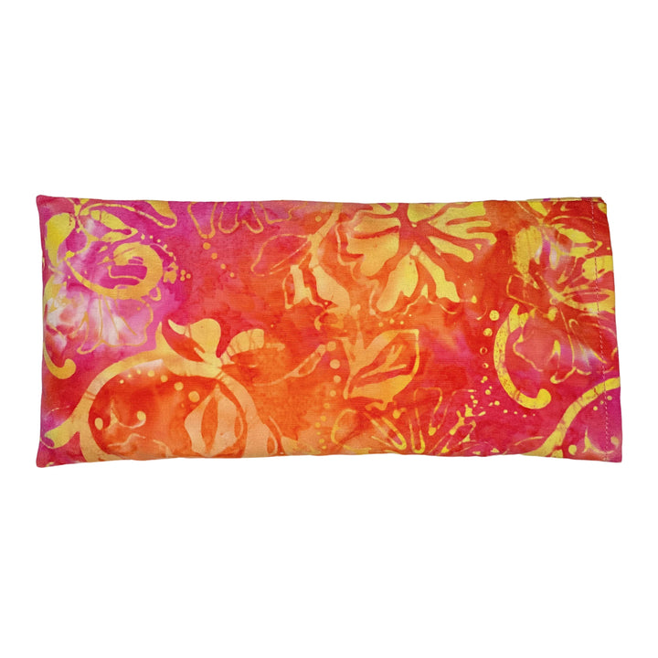 Lavender Eye Pillow | coral floral batik