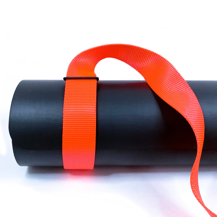 2-in-1 Yoga Strap | neon orange