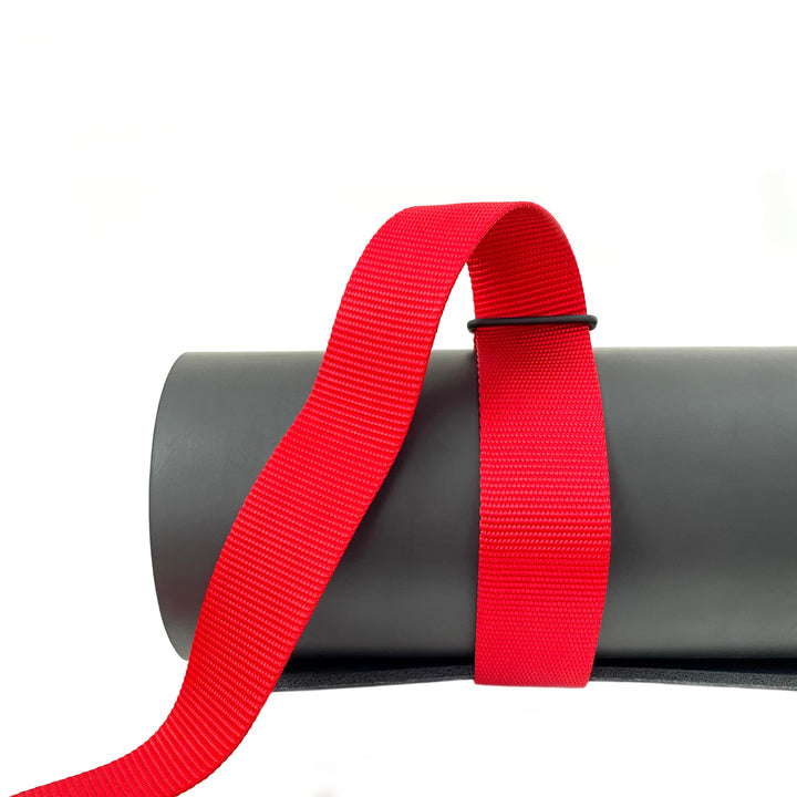 2-in-1 Yoga Strap | bright red