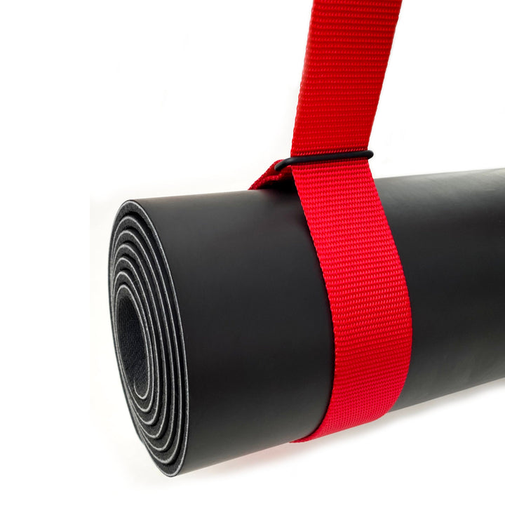 2-in-1 Yoga Strap | bright red