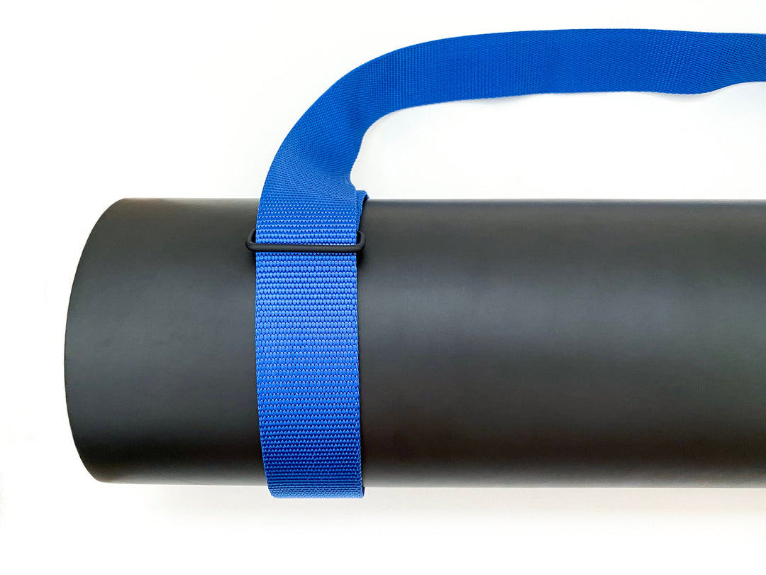 2-in-1 Yoga Strap | bright blue