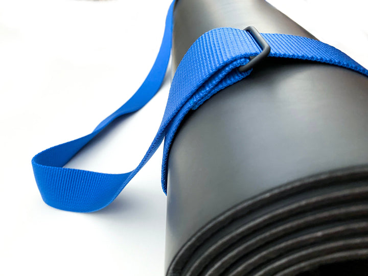 2-in-1 Yoga Strap | bright blue