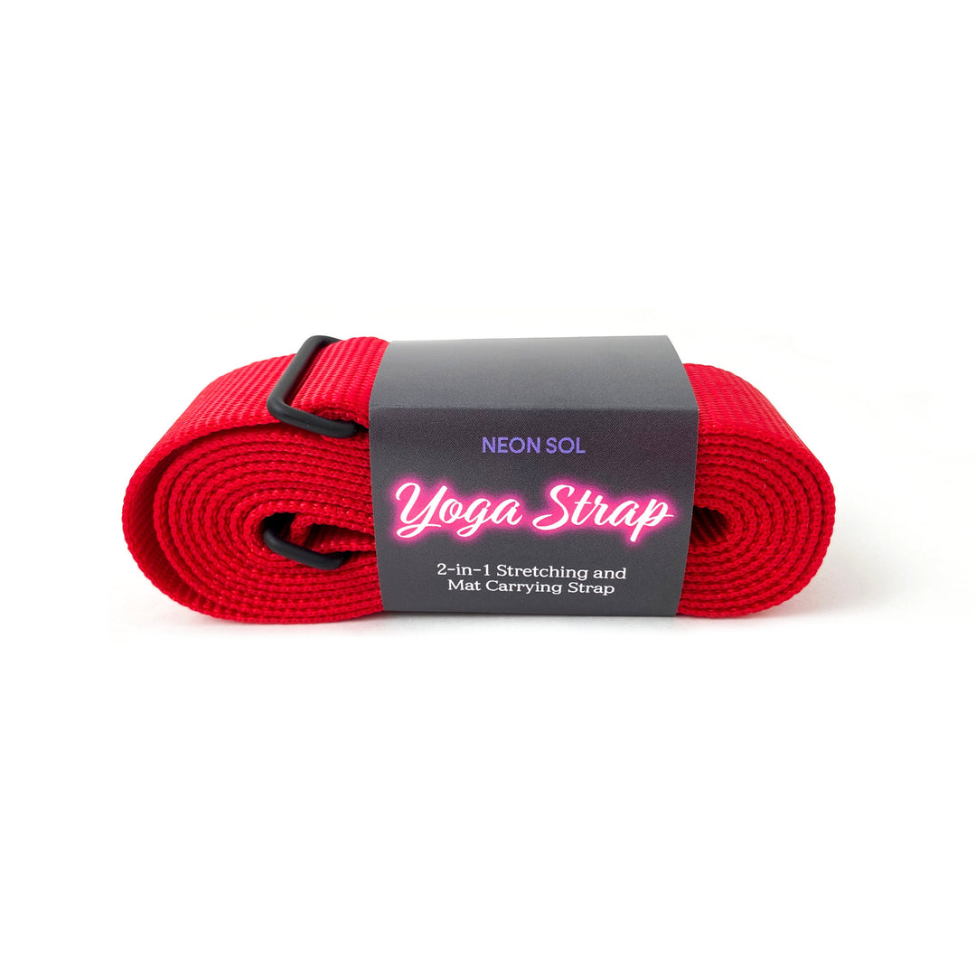 2-in-1 Yoga Strap | bright red