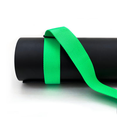 2-in-1 Yoga Strap | hot green