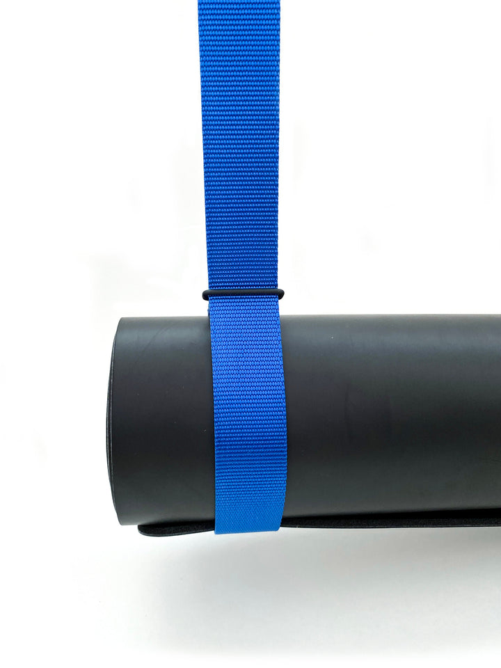 2-in-1 Yoga Strap | bright blue