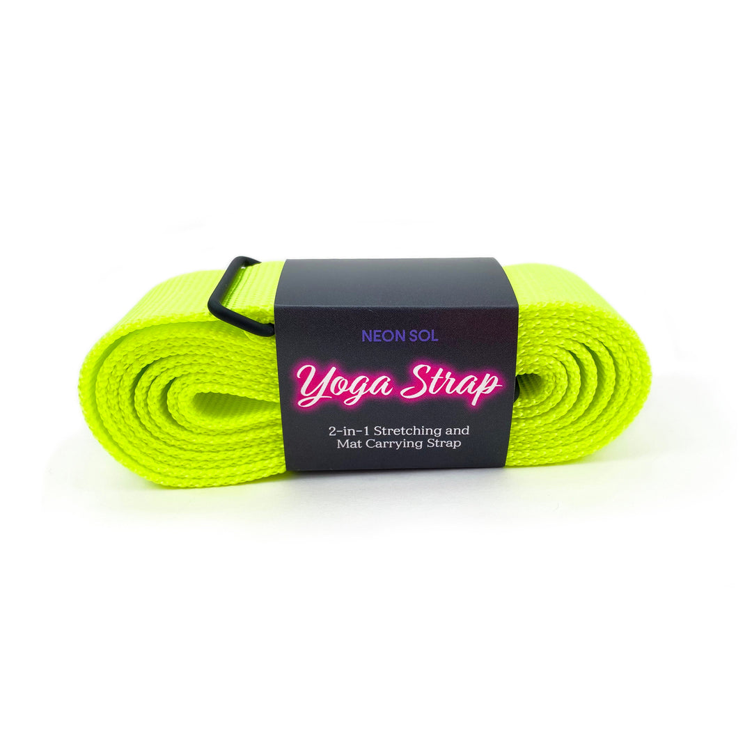 2-in-1 Yoga Strap | neon yellow