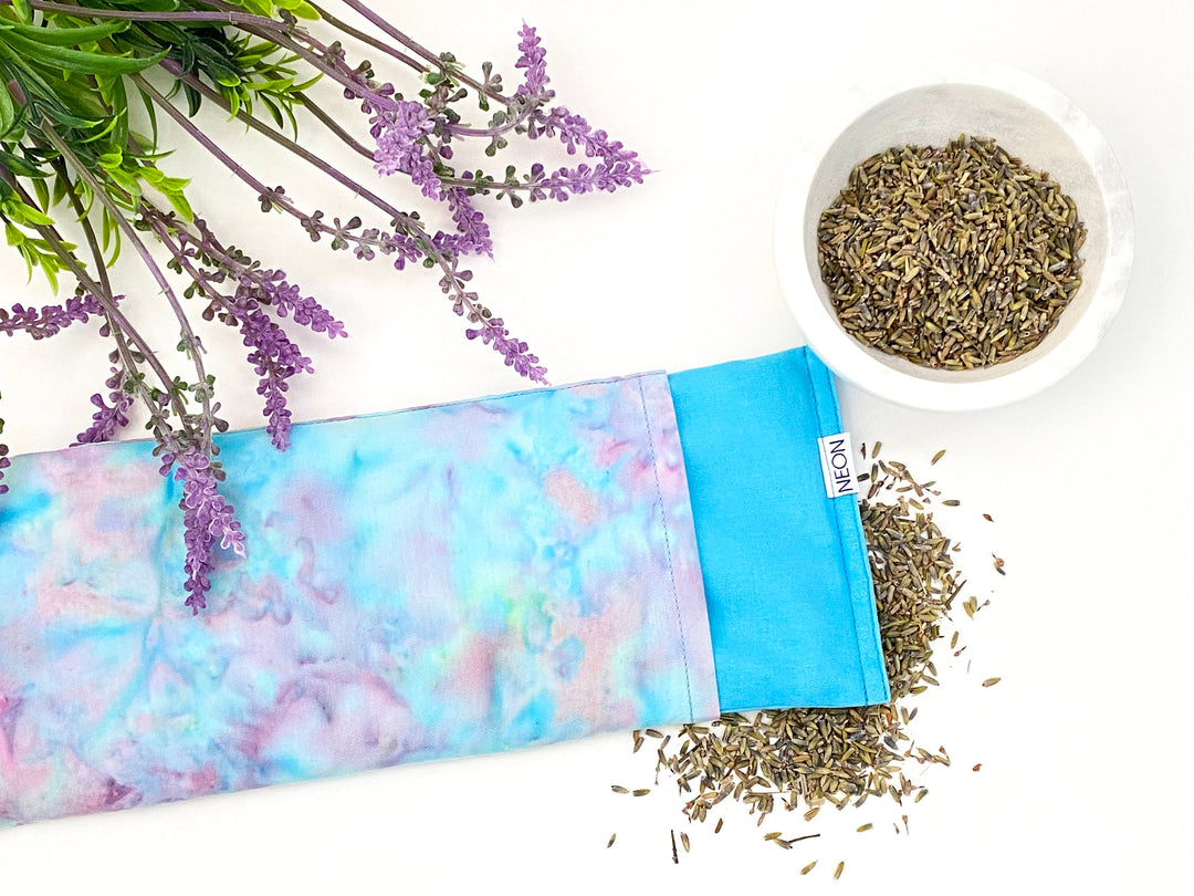 Lavender Eye Pillow | blue opal batik