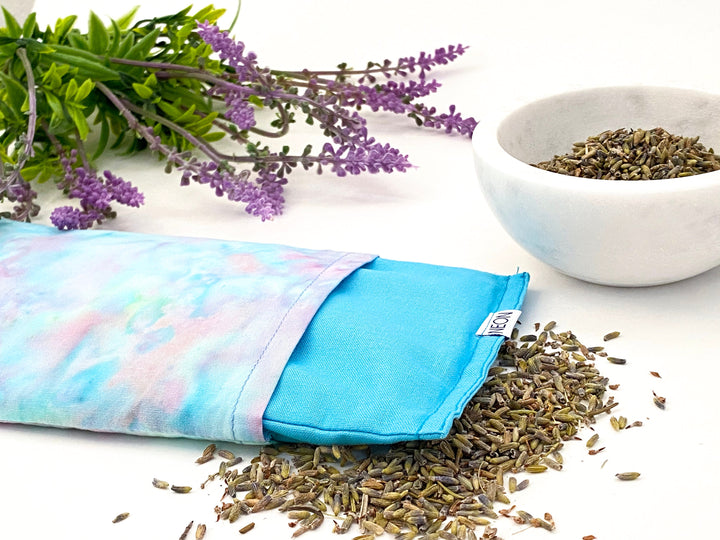 Lavender Eye Pillow | blue opal batik