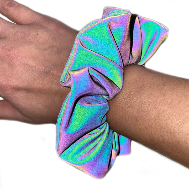 Reflective Scrunchie | rainbow