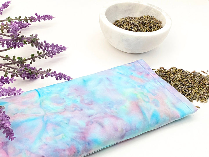 Lavender Eye Pillow | blue opal batik