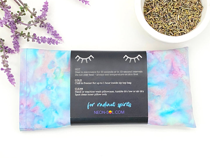 Lavender Eye Pillow | blue opal batik