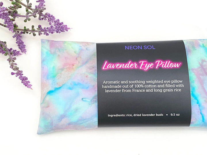 Lavender Eye Pillow | blue opal batik