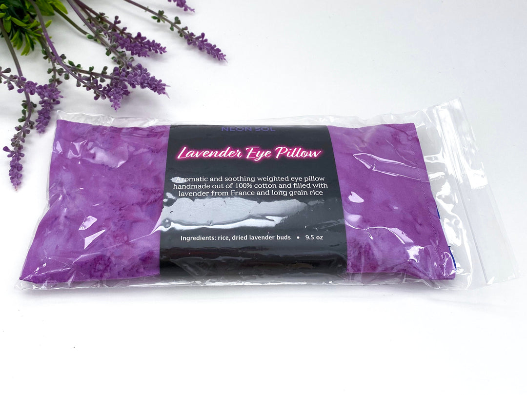 Lavender Eye Pillow | purple batik