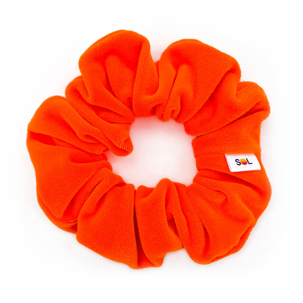 VELVET SCRUNCHIE ORANGE VELVET SCRUNCHIE ORANGE